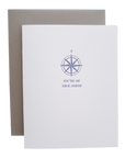True North Nautical Letterpress Greeting Card