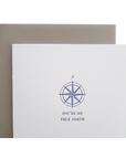 True North Nautical Letterpress Greeting Card