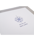 True North Nautical Letterpress Greeting Card
