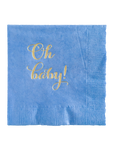 Baby Shower Gold Foil Cocktail Napkins, Set of 25