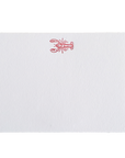 Lobster Letterpress Cards with Maine Nautical Chart Envelope Liners, Set of 6