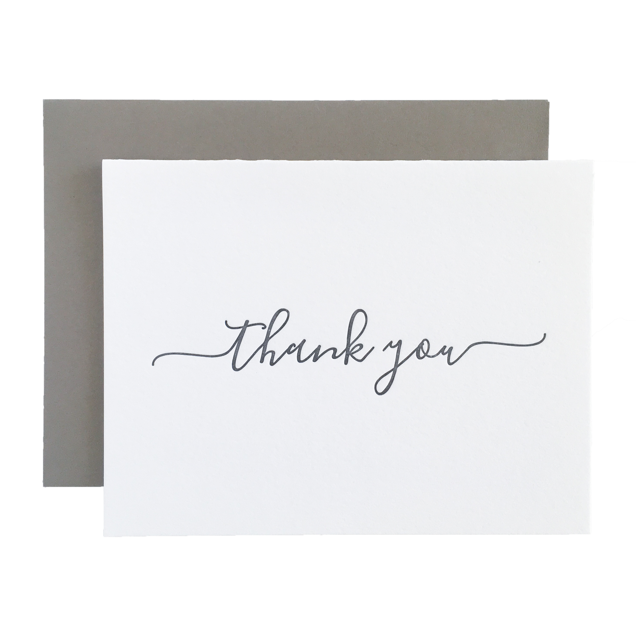 Thank You Card In Cursive Cursive Thank You Text