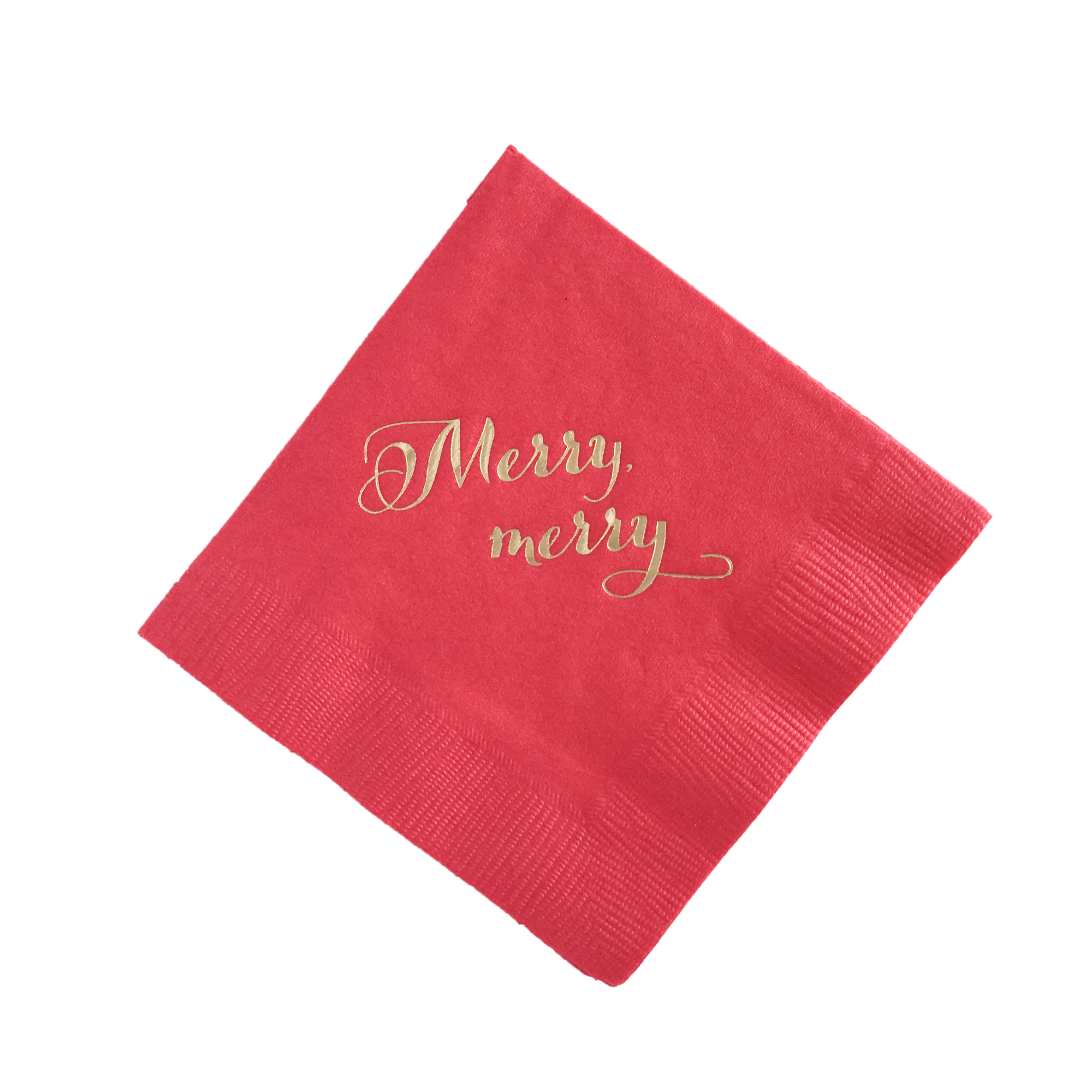 Merry merry Cocktail Napkins, Set of 25