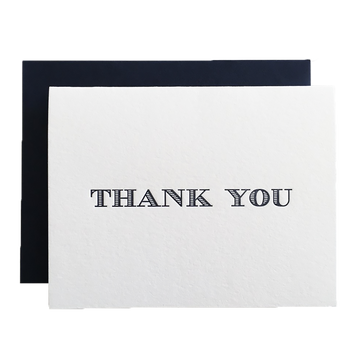 Navy Thank You Cards